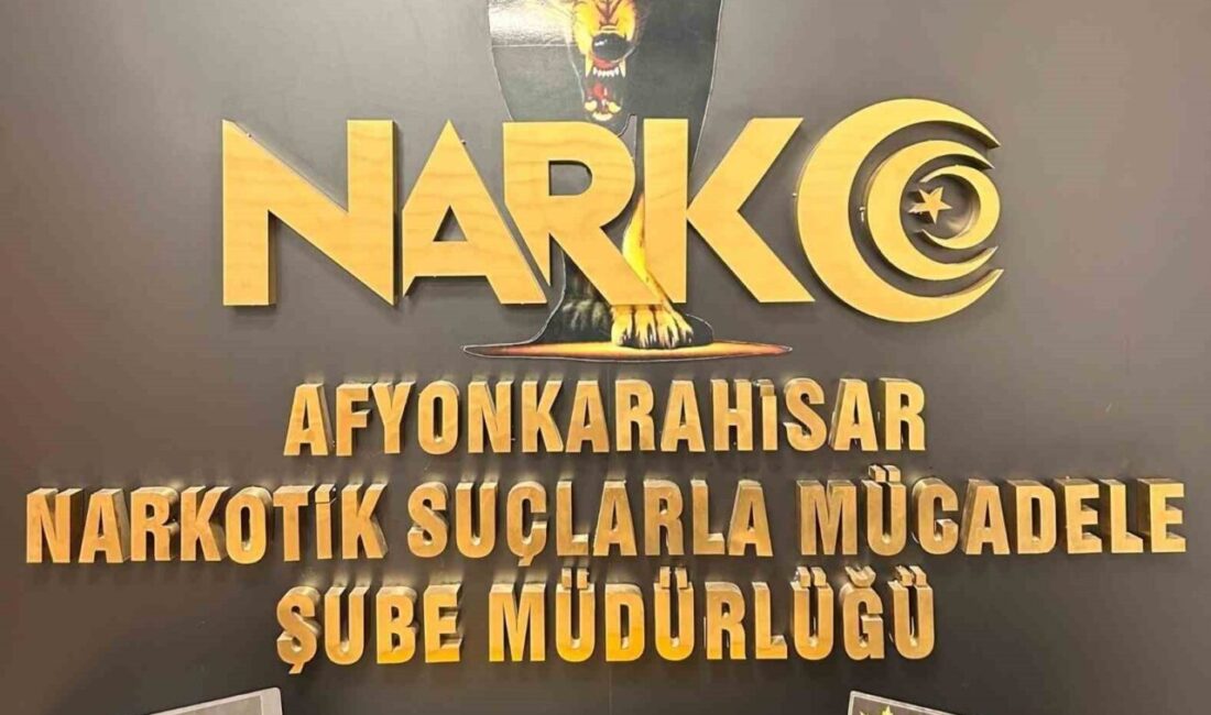 Afyonkarahisar'da düzenlenen bir uyuşturucu operasyonunda, otomobilde yapılan aramalarda peçeteye emdirilmiş