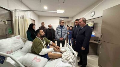 Erzincan Valisi Hamza Aydoğdu, Mengücek Gazi Eğitim ve Araştırma Hastanesi'nde