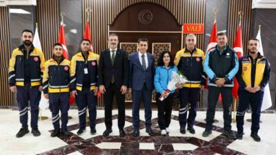 Tunceli Valisi Şefik Aygöl, Acil Sağlık Hizmetleri Haftası nedeniyle sağlık