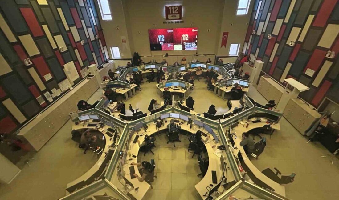 Van'da 112 Acil Çağrı Merkezi, geçen yıl 1 milyon 277