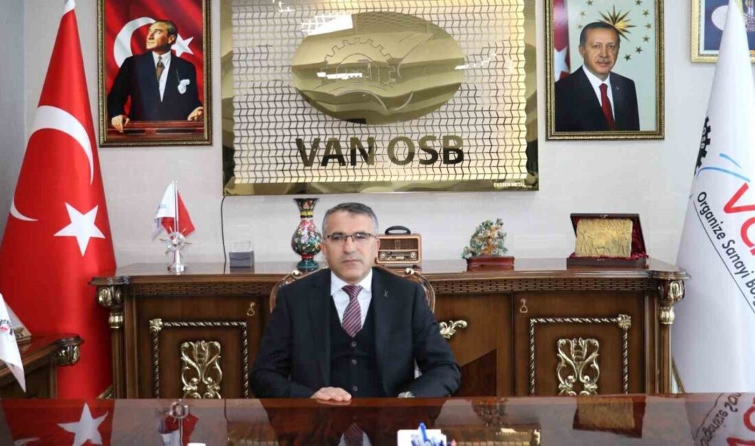 Van Organize Sanayi Bölgesi Başkanı Memet Aslan, Cumhurbaşkanı Recep Tayyip