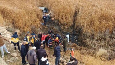 Van-Özalp kara yolunda H.B. yönetimindeki araç kontrolden çıkarak takla attı