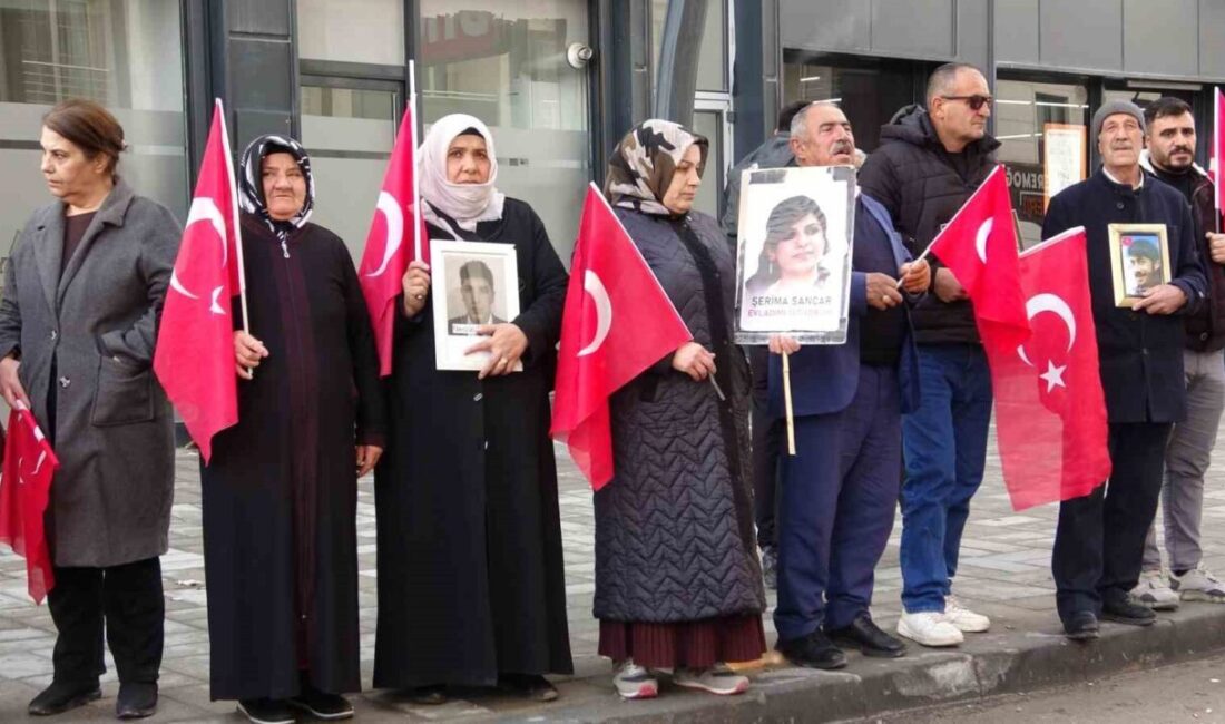 Van'da terör örgütü PKK tarafından çocukları kaçırılan ailelerin başlattığı evlat