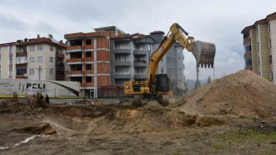 Vezirköprü İlçe Tarım ve Orman Müdürlüğü'nün yeni hizmet binasının inşaatına