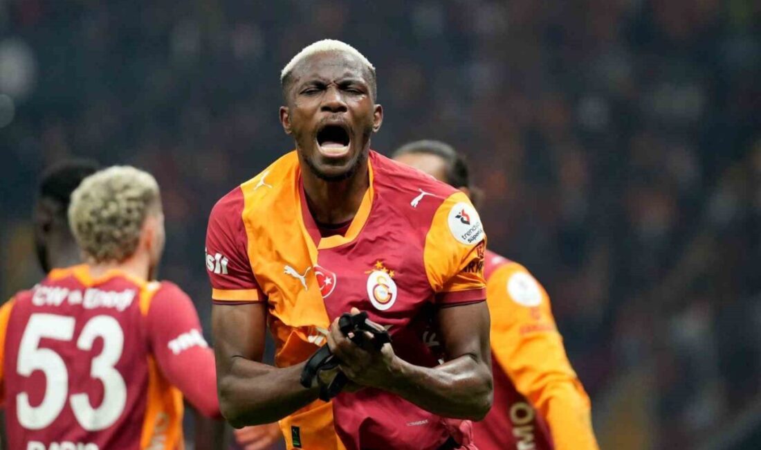 Galatasaraylı Victor Osimhen, Samsunspor karşısında attığı iki golle Süper Lig'deki