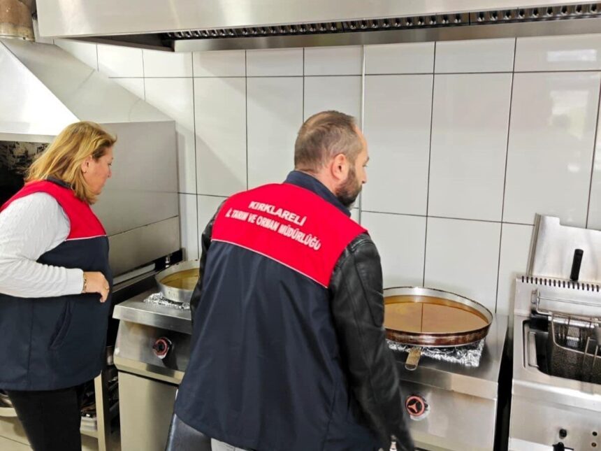 Vize’de Yılbaşı Denetimi: Kuru Yemiş ve Pastaneler Kontrol Edildi