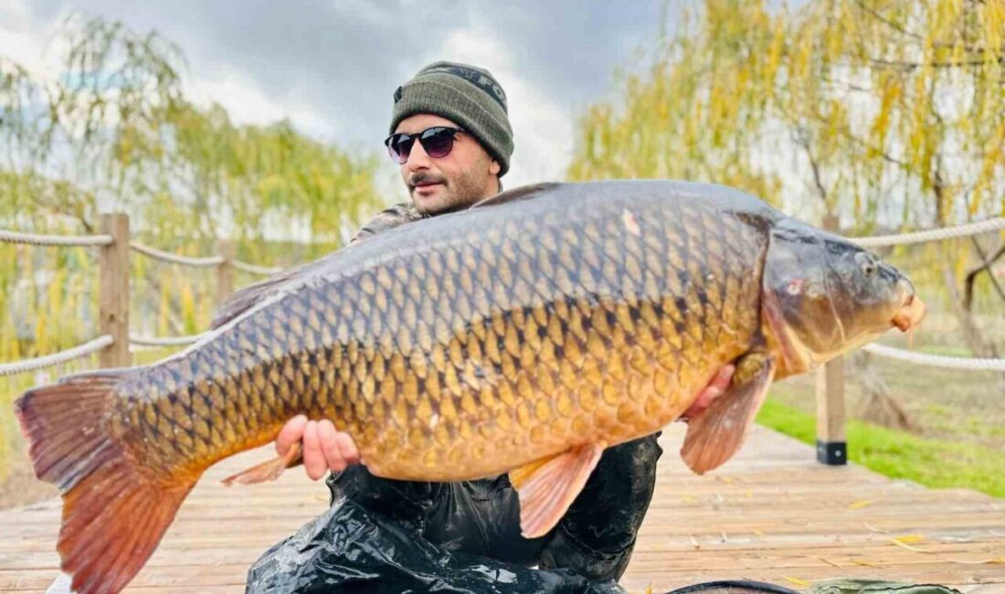Kütahya Sportif Olta Balıkçıları Derneği Başkan Yardımcısı Ziya Kara, arkadaşı