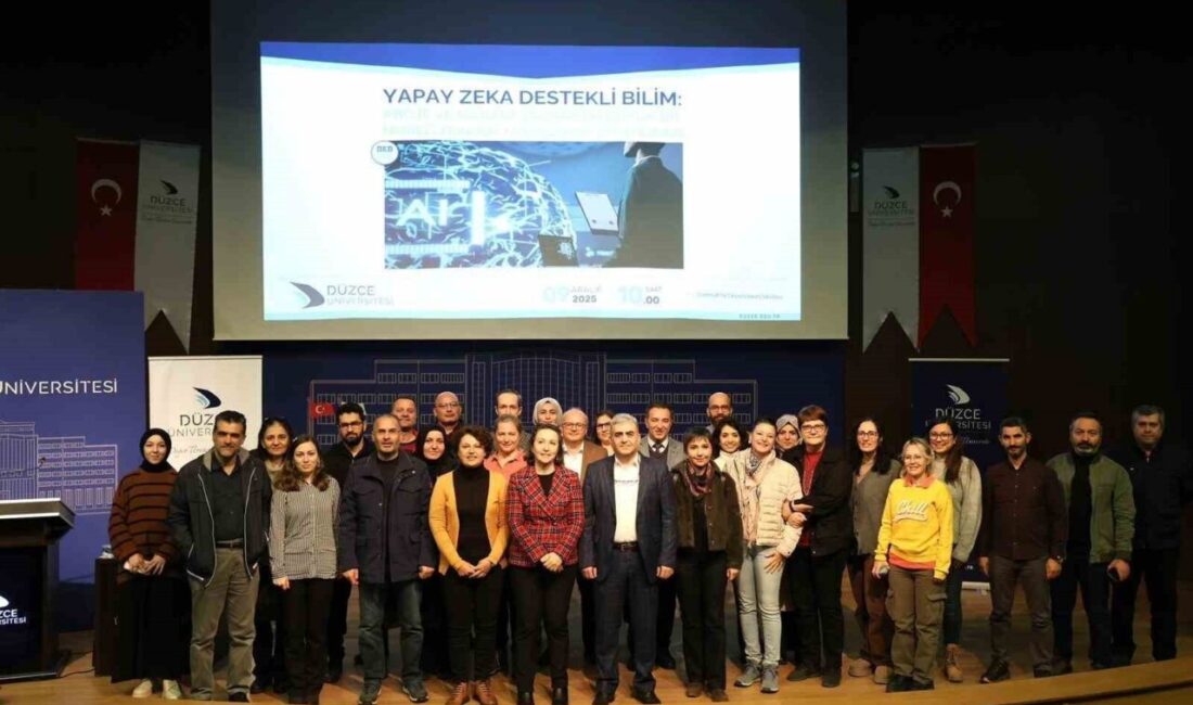 Düzce Üniversitesi’nde Yapay Zeka Destekli Bilim Semineri Gerçekleşti Düzce Üniversitesi, "Yapay Zeka Destekli Bilim: Proje ve Makale Yazımında