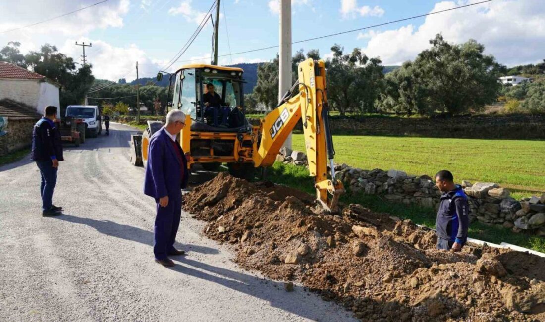 MUSKİ, Yatağan’ın Bencik Mahallesi'nde eski içme suyu hattını yenilemeye başladı.