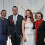 Eski Denizli Milletvekili Melike Basmacı, danışmanı Kazım Acıkara’nın nişan törenine katıldı.