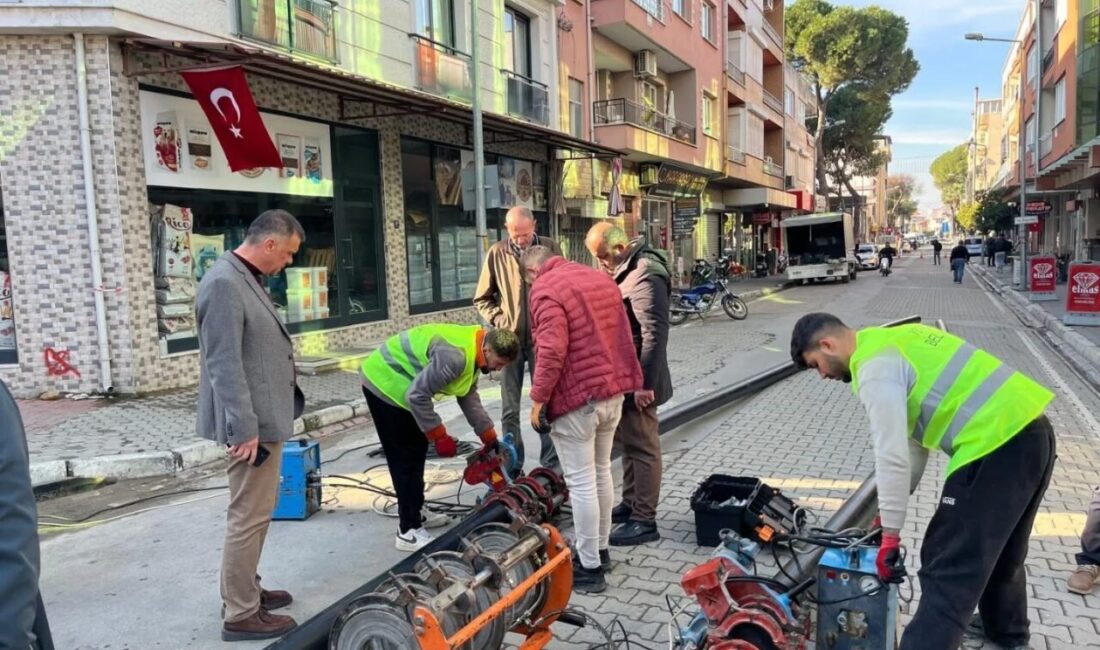 Yenipazar Belediyesi, ASKİ iş birliğiyle içme suyu hattını yenilemeye başladı.