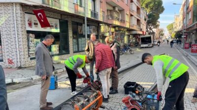 Yenipazar Belediyesi, ASKİ iş birliğiyle içme suyu hattını yenilemeye başladı.