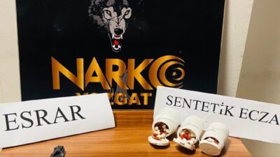 Yerköy'de emniyet güçlerinin gerçekleştirdiği operasyonla birlikte üç şahıs üzerinde ve