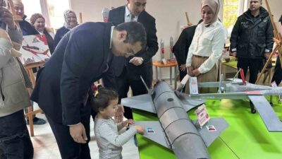 Konya’nın Bozkır ilçesindeki Remzi Demirci Anaokulu, Yerli Malı Haftası kapsamında