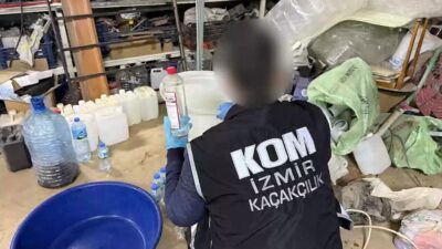 İzmir’de Kaçakçılık Suçlarıyla Mücadele Şube Müdürlüğü, yılbaşı öncesi Karabağlar ve