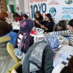 Aydın Gençlik Merkezi, yılın son resim atölyesini yoğun katılımla gerçekleştirdi.