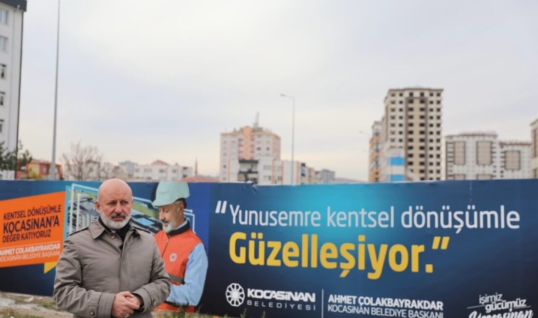 Kocasinan Belediye Başkanı Ahmet Çolakbayrakdar, Yunusemre Mahallesi'nde kentsel dönüşümün tamamlandığını