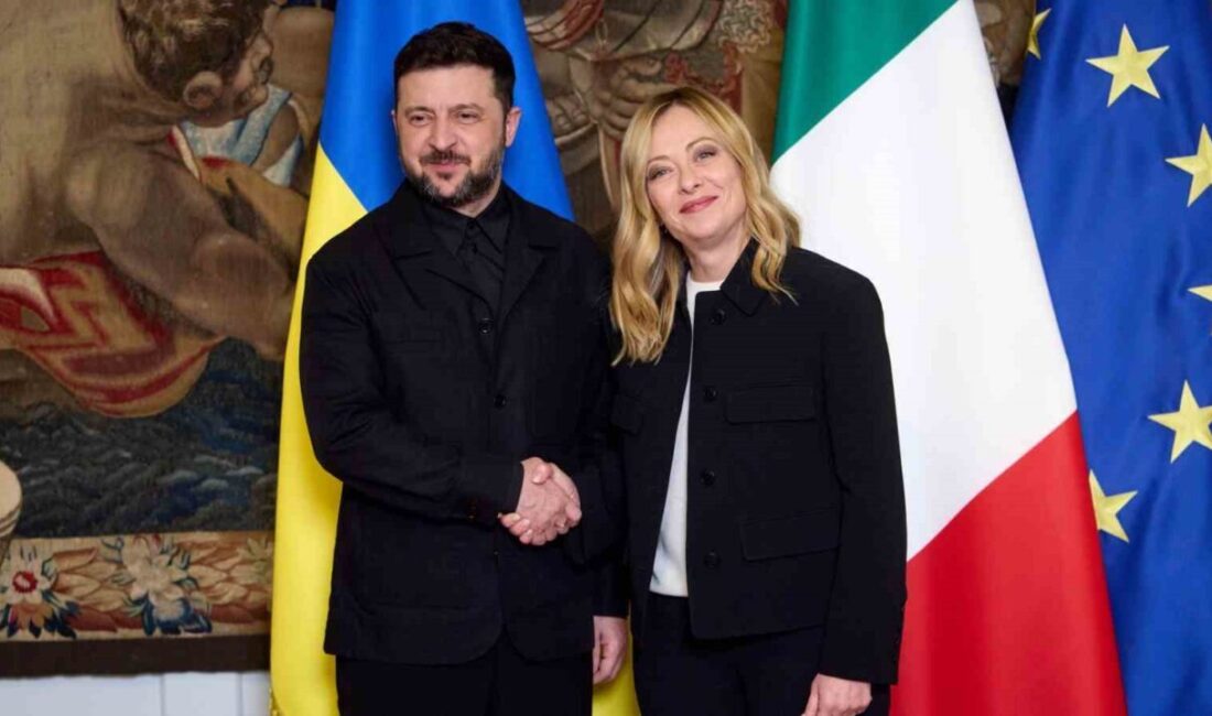 Zelenskiy, İtalya Başbakanı Meloni ile Barış Planı Üzerine Görüştü Ukrayna Devlet Başkanı Vladimir Zelenskiy, İtalya Başbakanı Giorgia Meloni ile