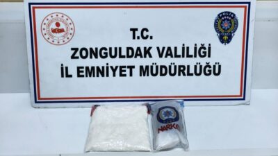 Zonguldak'ta düzenlenen narkotik operasyonunda O.T, H.Y. ve C.K. isimli 3