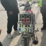 Hatay’da abartı egzozlu motosiklet sürücüsüne toplamda 12 bin 400 TL ceza kesildi.