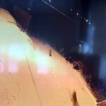 Sivas’ın Gürün ilçesinde yiyecek arayan kurt sürüsü görüntülendi.