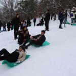 Adana’da Saimbeyli’de geleneksel kayak festivali renkli görüntülere sahne oldu.