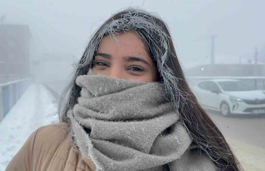 Ağrı’da Dondurucu Soğuklar Hayatı Olumsuz Etkiledi, Nehirler Dondu