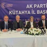 AK Parti Kütahya İl Başkanı Erenler, basın toplantısında teşkilat faaliyetlerini değerlendirdi.