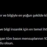 Ömer Çelik, 10 Ocak Çalışan Gazeteciler Günü’nü andı.