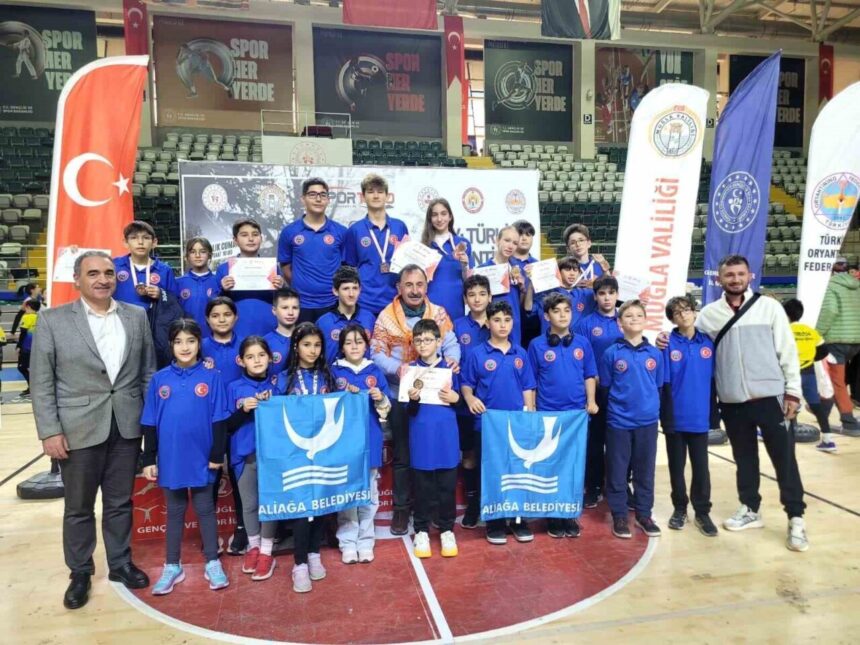 Aliağalı Oryantiring Sporcuları Türkiye Şampiyonası’nda 8 Derece Kazandı