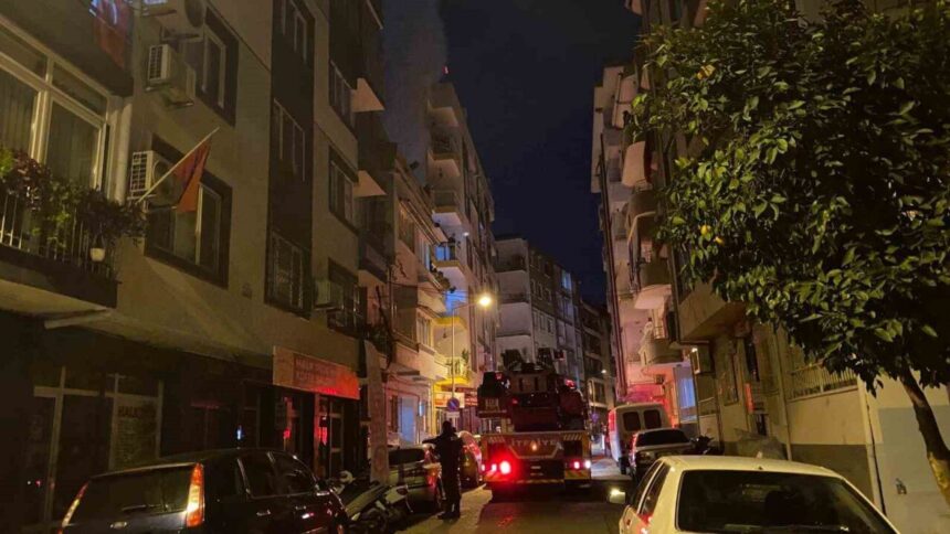 Aydın’ın Efeler ilçesindeki apartmanda çıkan yangın, itfaiyenin hızlı müdahalesiyle kontrol altına alındı.