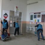 Eskişehir’de Yükümlüler Ara Tatilde Eğitim Kurumlarında Temizlik ve Bakım Çalışmaları Yapıyor