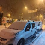 Ardahan’da gece saatlerinde kar yağışı etkisini gösterdi.