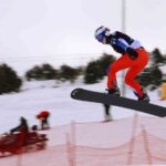 Erzincan’daki Ergan Dağı Kayak Merkezi, Snowboard Cross Avrupa Kupası’na ev sahipliği yaptı.