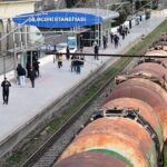 Azerbaycan’dan Ermenistan’a 979 ton Aİ-92 benzin taşıyan tren yola çıktı.