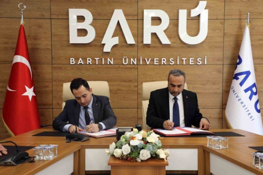 Bartın Üniversitesi ile TÜGVA Bartın İl Temsilciliği arasında İhtisas Akademi Projesi protokolü imzalandı.