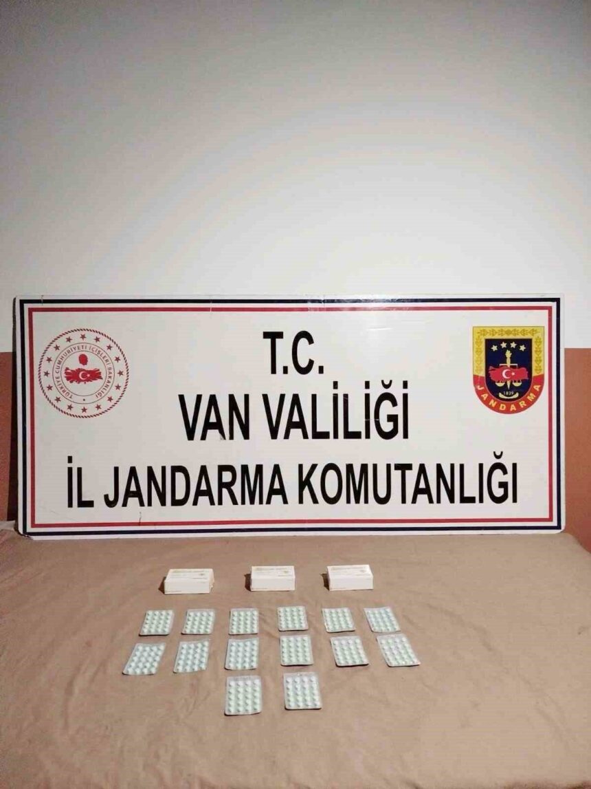 Başkale’de jandarma narkotik operasyonunda 280 sentetik uyuşturucu hap ele geçirildi.
