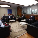 Kayseri Büyükşehir Belediye Başkanı Dr. Memduh Büyükkılıç, Türkiye Dağcılık Federasyonu Başkanı Ali Şenkaynağı’nı makamında konuk etti.