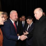 Menemen Belediye Başkanı Pehlivan, Ankara’da Cumhurbaşkanı Erdoğan ve Kültür Bakanı Ersoy ile bir araya geldi.