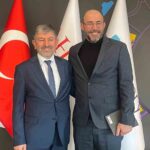 Ortaklar Mahallesi’ne doğalgaz sağlama çalışmalarında Germencik Belediye Başkanı Zencirci, İstanbul’daki firma yetkilisiyle bir araya geldi.