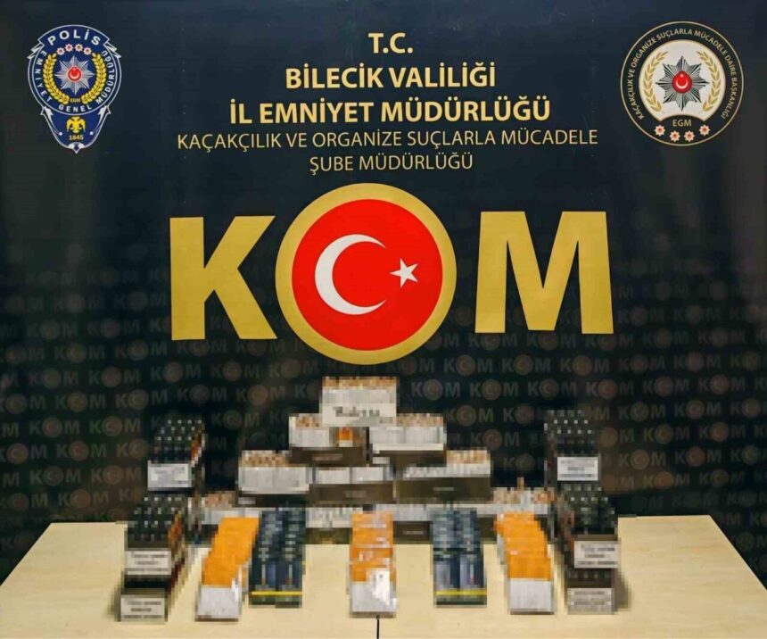 Bilecik’te düzenlenen operasyonlarda 7 bin 960 adet makaron yakalandı. Bilecik’te düzenlenen operasyonlarda 7 bin 960 adet makaron yakalandı.