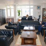 Bilecik’te kurum müdürleri, İl Jandarma Komutanı Ali Vanlı’yı makamında ziyaret etti.