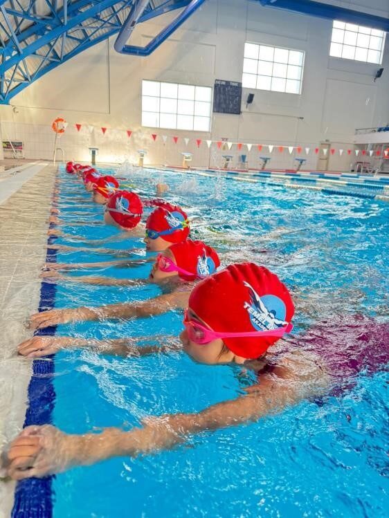 Bilecik’te Bahçelievler Kapalı Yüzme Havuzu’nda Yüzme Antrenmanları Devam Ediyor