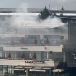 Bolu’daki restoranın bacasında çıkan elektrik kaynaklı yangın çevreyi kapladı, itfaiye zamanında müdahale etti.