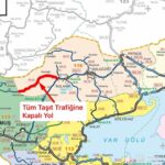 Muş’ta tipi ve düşen görüş mesafesi nedeniyle Bulanık-Kumlukıyı karayolu trafiğe kapatıldı.