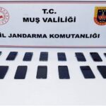 Muş’ta Jandarmanın düzenlediği operasyonda, 500 bin lira değerinde 16 kaçak cep telefonu ele geçirildi.