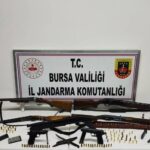 İznik’te Jandarmadan Operasyon: Ruhsatsız Silah ve Mühimmat Ele Geçirildi