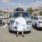 İnegöl’de yaşayan 74 yaşındaki otobüs şoförü, karavanla Mekke’ye umreye gitti.