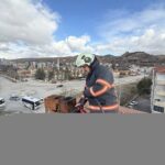 Çankırı’da apartman bacasında çıkan yangın, itfaiyenin zamanında müdahalesiyle söndürüldü.