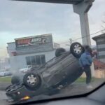 Çaycuma’da Otomobil Takla Attı, İki Kişi Kaza Sonrası Yaralanmadan Kurtuldu